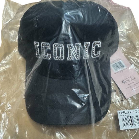 Paris Hilton Baseball Hat Collection of 3 Brand New In Package  Pink White Black